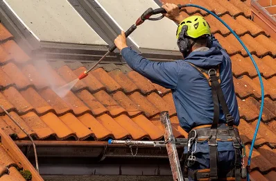 Démoussage et hydrofuge de toiture à Damazan